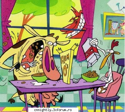 Poze - Zeita_haosului - Cow and chicken
