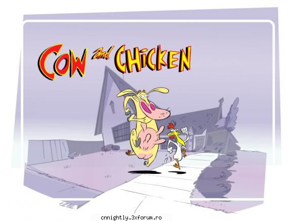 Poze - Zeita_haosului - Cow and chicken